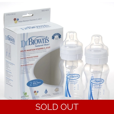 Dr Brown's Twin Pack Bottle - 8oz - 240ml